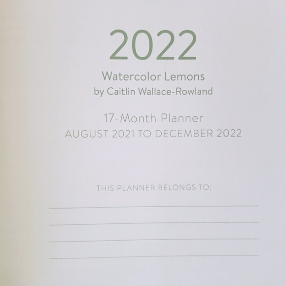 NWT Planner. 17 months with Tear-off to-do lists in the back! - Picture 5 of 9